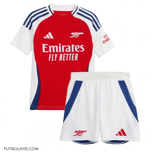 Camiseta Arsenal Primera Equipación para niños 2024-25 manga corta (+ pantalones cortos)